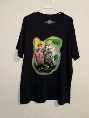 Green Day Black Graphic Band Tee size XL